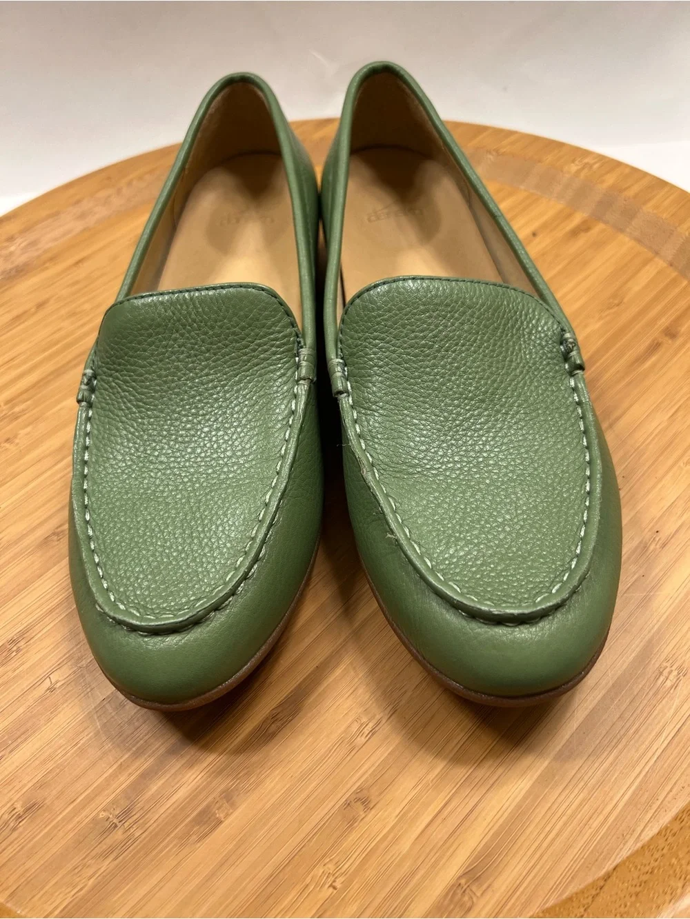 Dansko Lorri Leather NEW Woman’s Slip On GreenLoafers Size 38 US Sz 7.5 -8